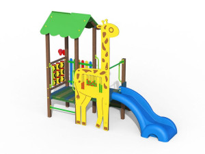 Рециркулированная пластиковая игровая структура