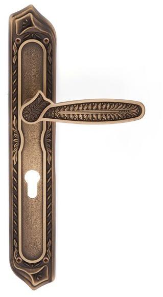 Pasini Ручка из латуни на пластине с накладкой Pasha 3920 - Вид №1