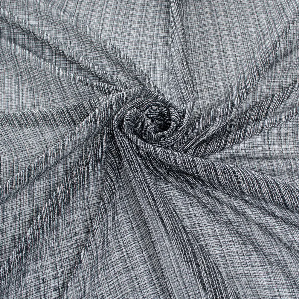 MIAMOZA Тюль Сильвер для кухни с декоративной лентой 300×295 см 88054140 STLM-1046459 - Вид №4