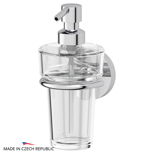 Держатель с прозрачным дозатором 250 мл Ellux ELEGANCE ELE 006-C03 sun-id-561299 - Вид №1