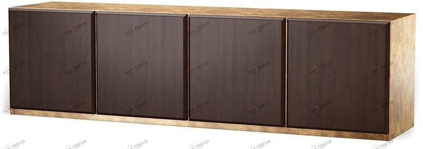 DWFI Комод из фанерованной древесины с распашными дверцами  00002626 