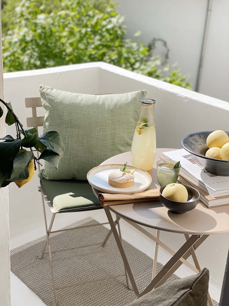 Стальной круглый складной садовый стол In Stock Fermob ARCH-00085529 - Вид №1