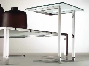 F.lli Orsenigo Квадратный хрустальный журнальный столик