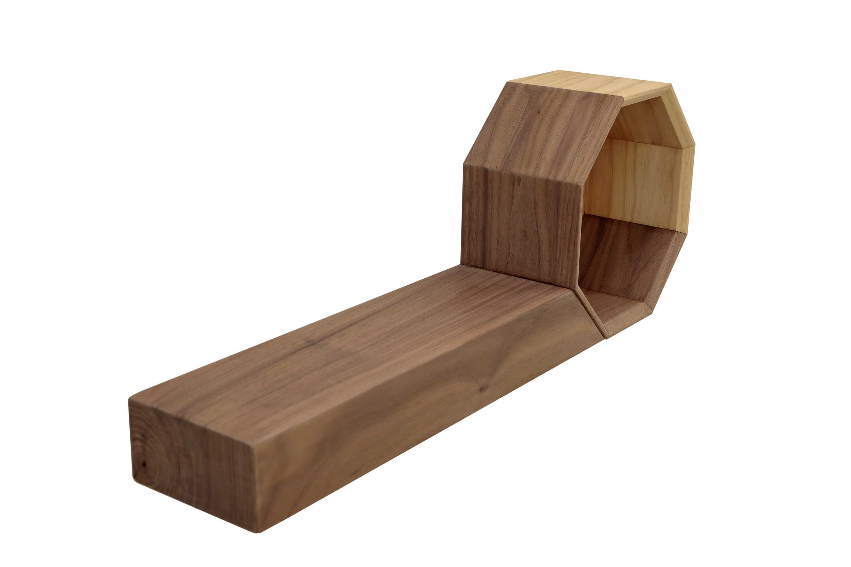 Полка из ореха и ясеня Deodara восемь ARCH-00041659 - Вид №1