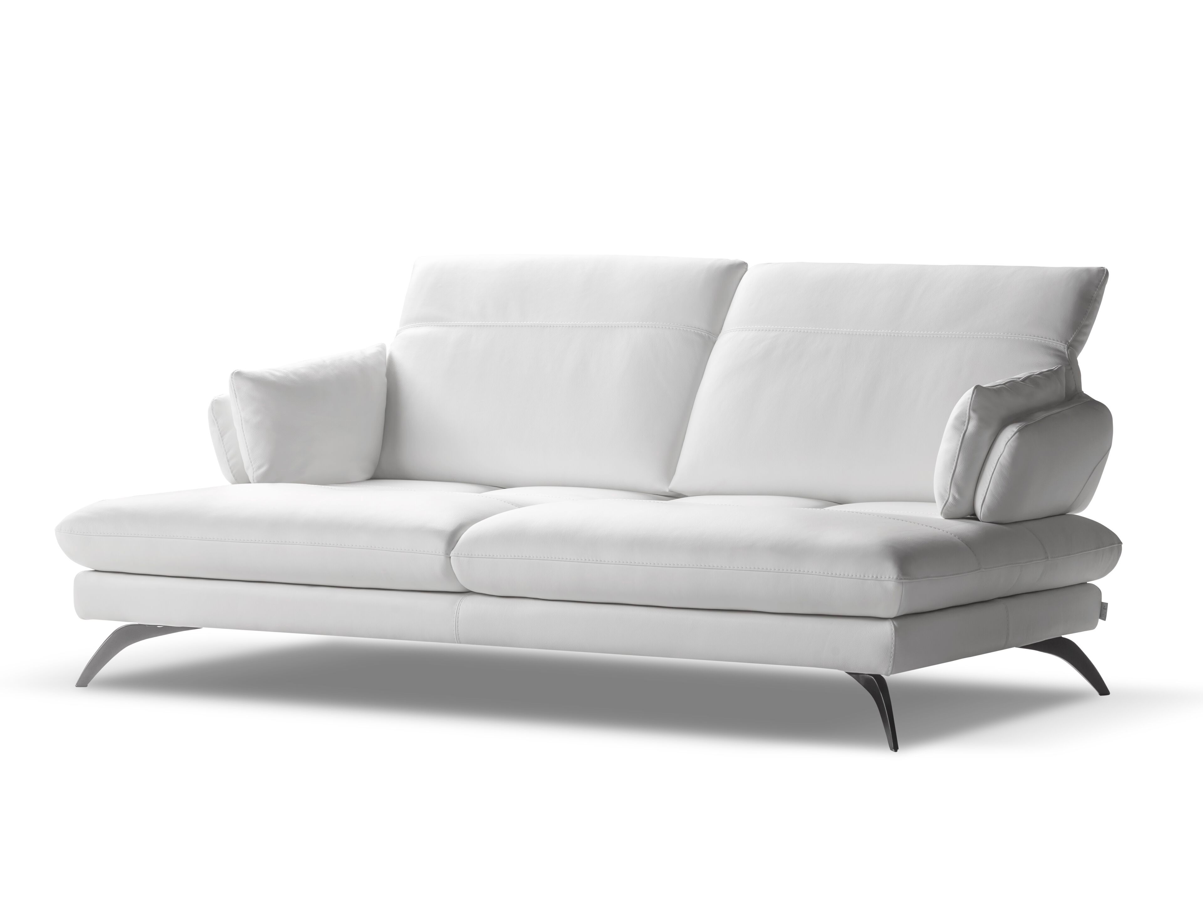 3-местный кожаный диван с подголовником Calia Italia премиум ARCH-00081128