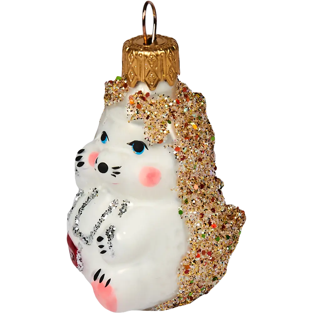 82856232 Елочное украшение Ёжик/Снеговик высота 10 см STLM-0952730 Santreyd  - Вид №1