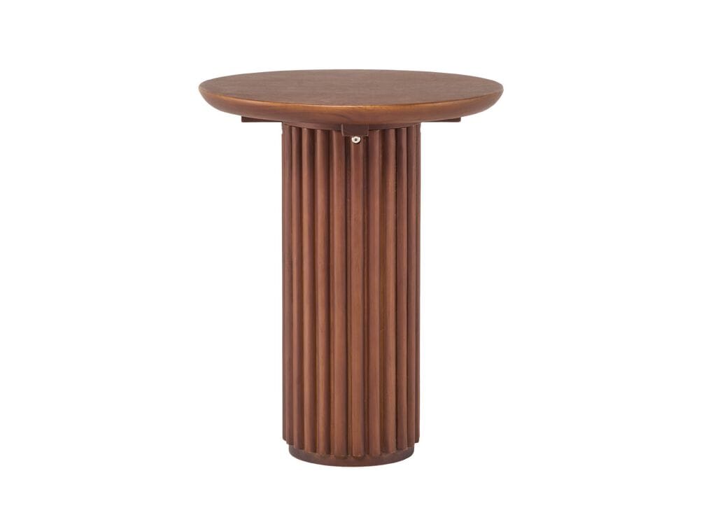 Высокий круглый стол из тикового дерева Il Giardino di Legno хлебные палочки ARCH-00128495