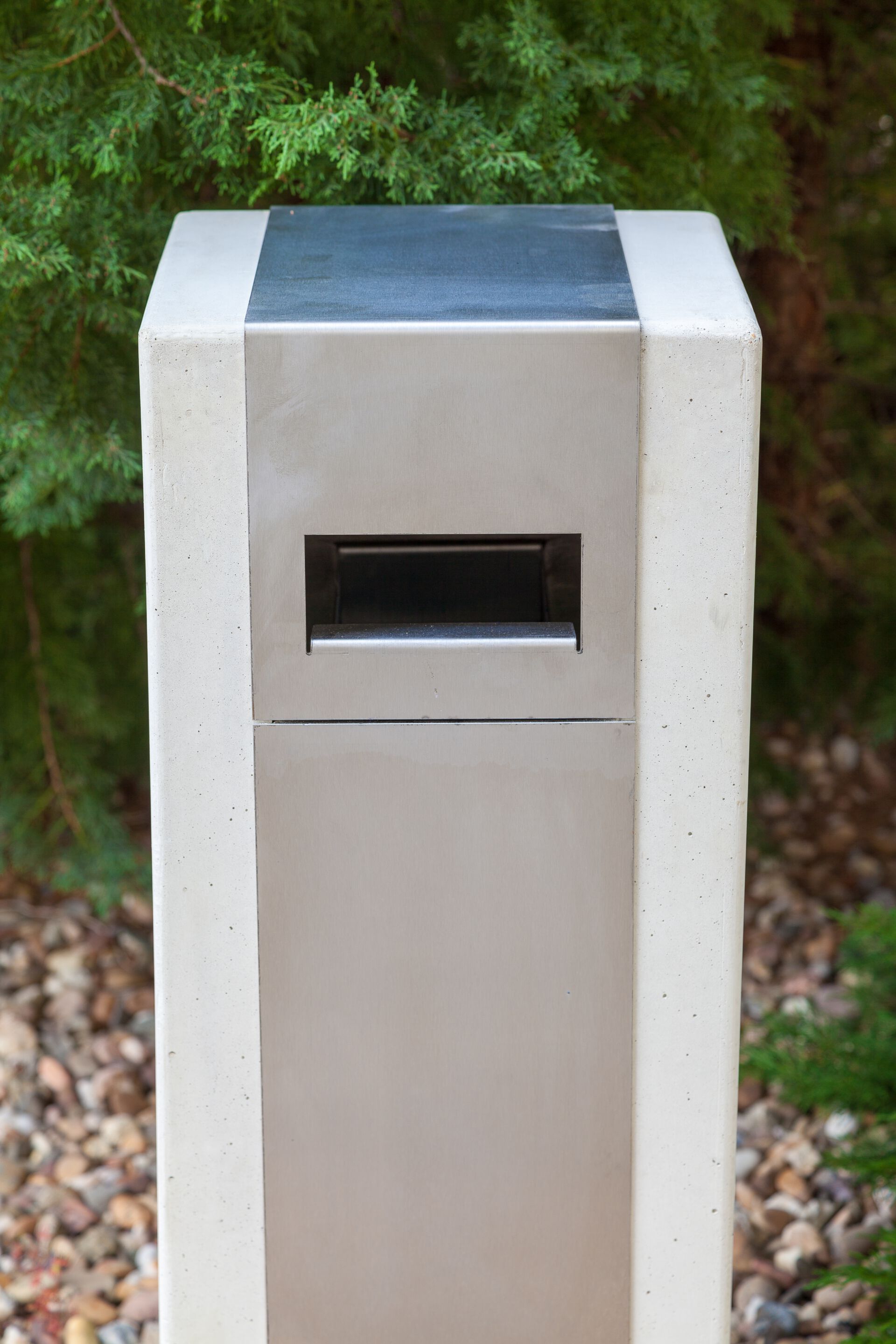 Бетонная напольная пепельница для общественных мест SIT форма ARCH-00092596 - Вид №5