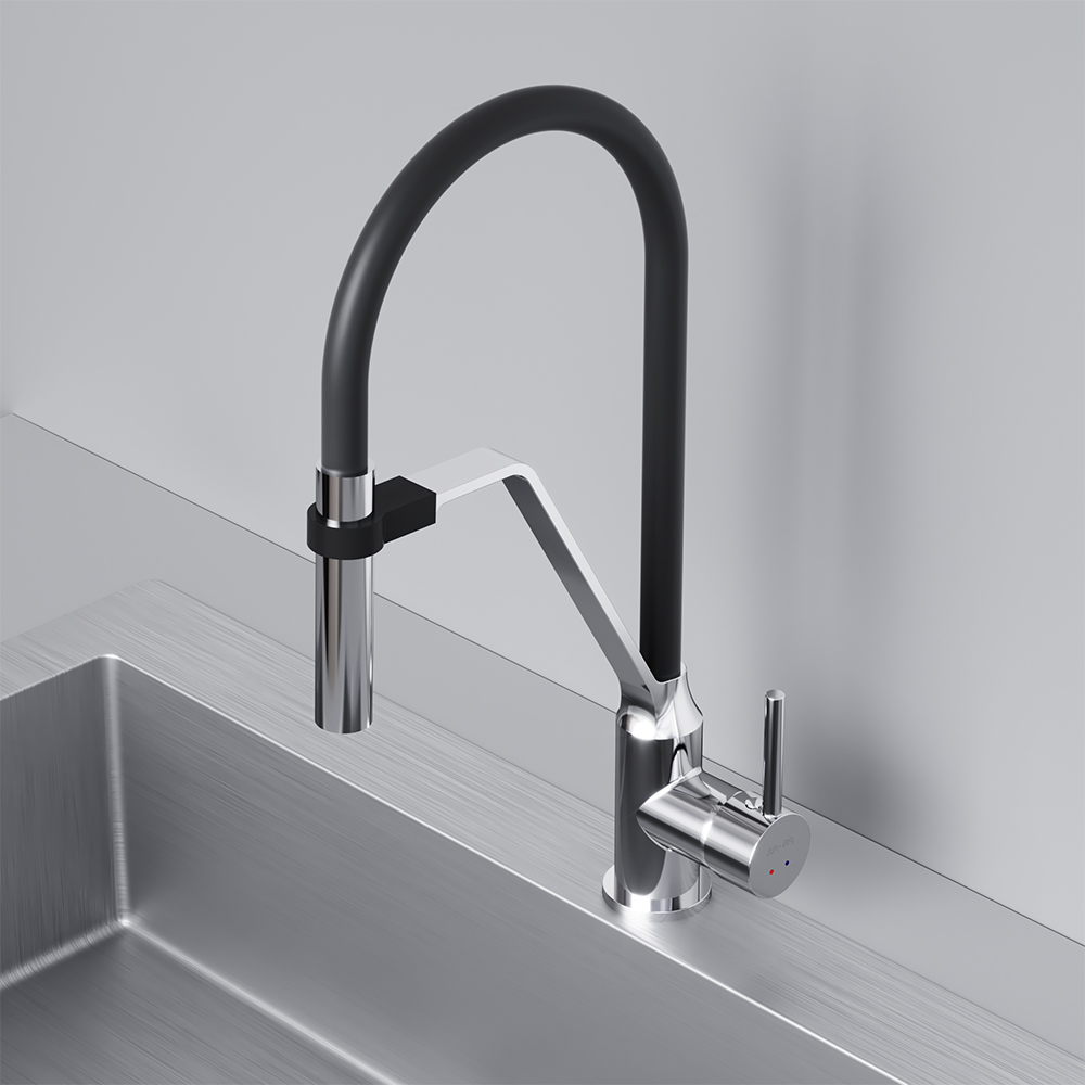 F8013000 S смеситель для кухни с гибким изливом шт. AM.PM Like - Вид №2