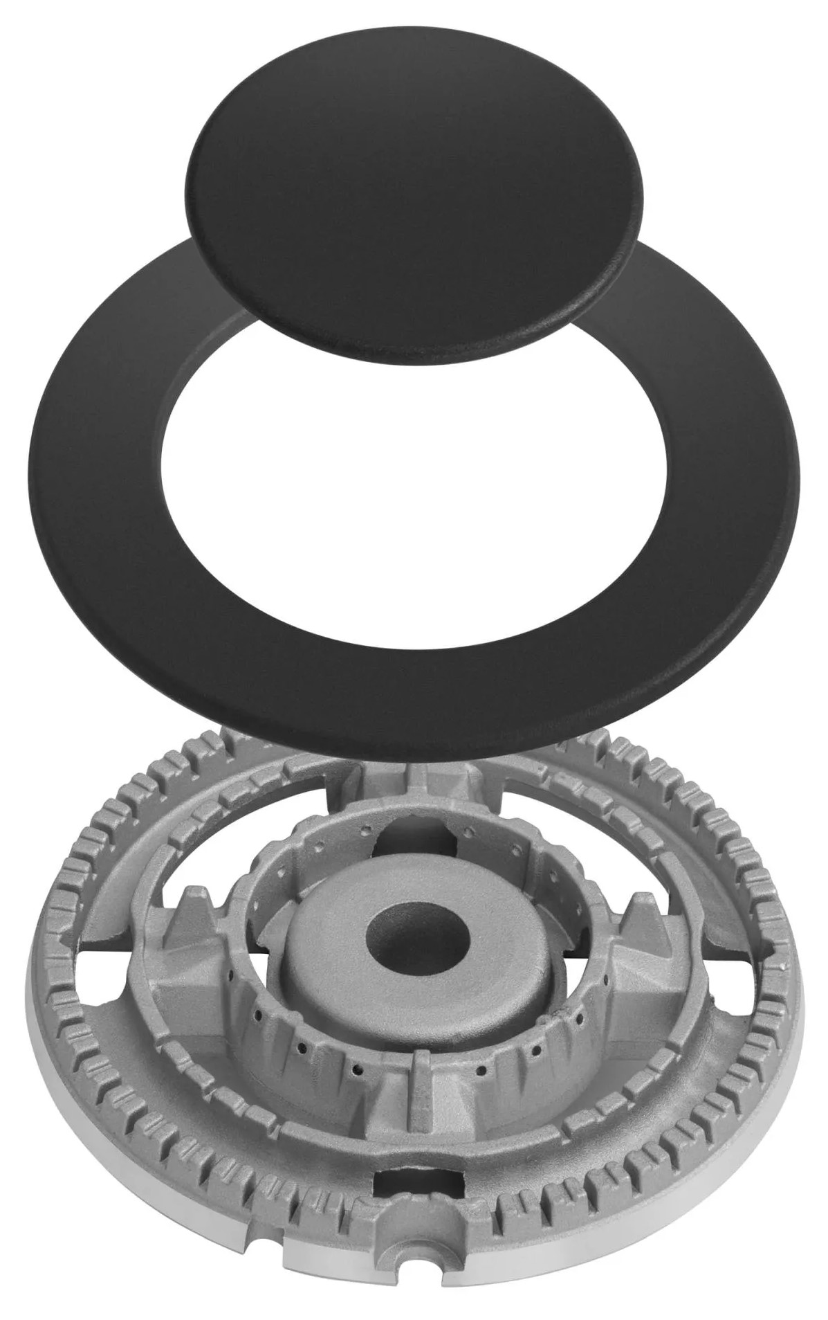 9168781 Газовая варочная поверхность Meferi MGH604BK GLASS POWER STDN-0146736 - Вид №15