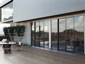 Alumil Раздвижное окно со скрытой рамкой Smartia systems