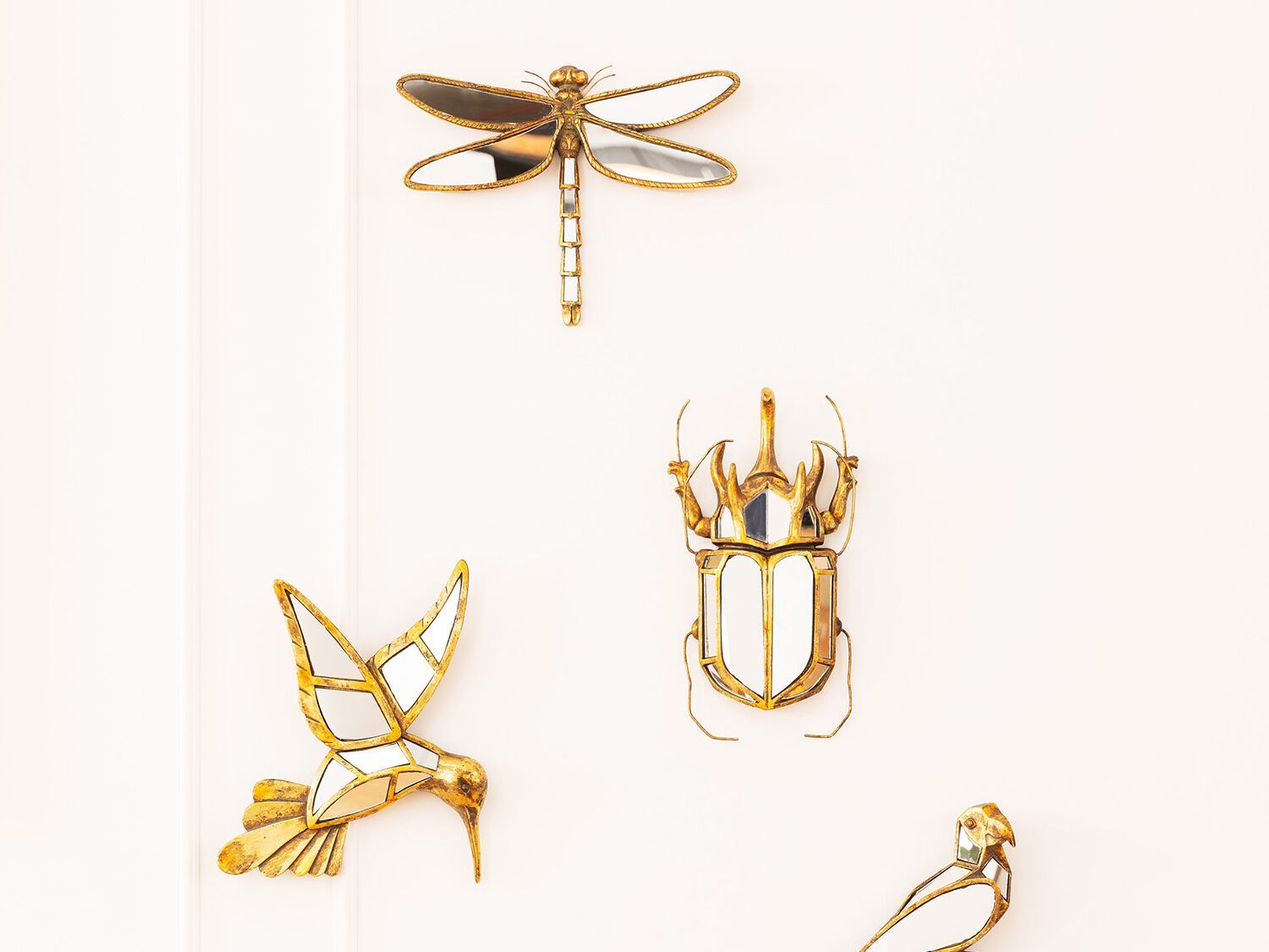 Декоративный предмет стены / зеркало из полирезина KARE Design DRAGONFLY MIRROR ARCH-00055643 - Вид №3