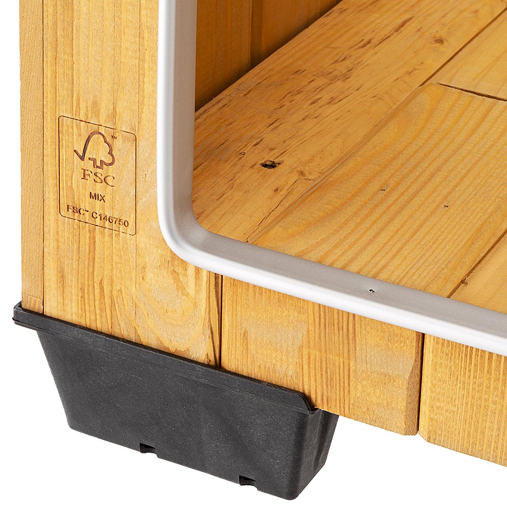 ПР0019186 Будка для собак Baita 100 деревянная,122х79х78см FERPLAST  - Вид №4