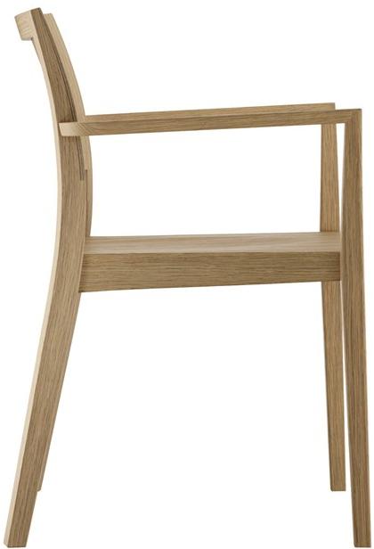 horgenglarus Штабелируемый стул из массива дерева с подлокотниками  6-590a  - Вид №12