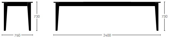 Deadgood Прямоугольный деревянный стол Tree Tt1m tt1l tt1xl - Вид №6