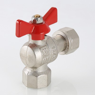 VT.266.N.0606 Кран шаровой угловой с накидной гайкой и внутренней резьбой Valtec 1" х 1"  - Вид №7