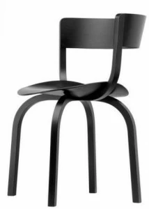 Thonet Деревянный стул с подлокотниками 404