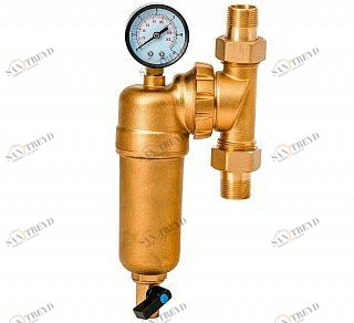 Гейзер Бастион 3/4 для горячей воды с поворотным механизмом и манометром 7508095201 32679