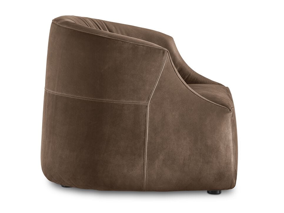 Кожаное и тканевое кресло с подлокотниками i 4 Mariani ARCH-00139929 - Вид №1