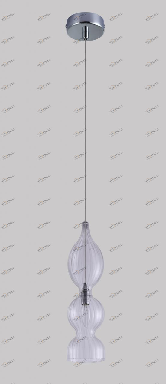 Подвесной светильник Crystal Lux Iris SP1 B Transparent CRYSTAL LUX IRIS 223327 Хром