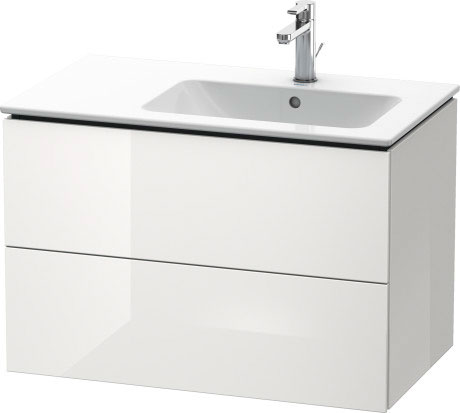 LC629203838 L-Cube Тумбочка подвесная Доломитово-серый глянцевый лак Duravit - Вид №2