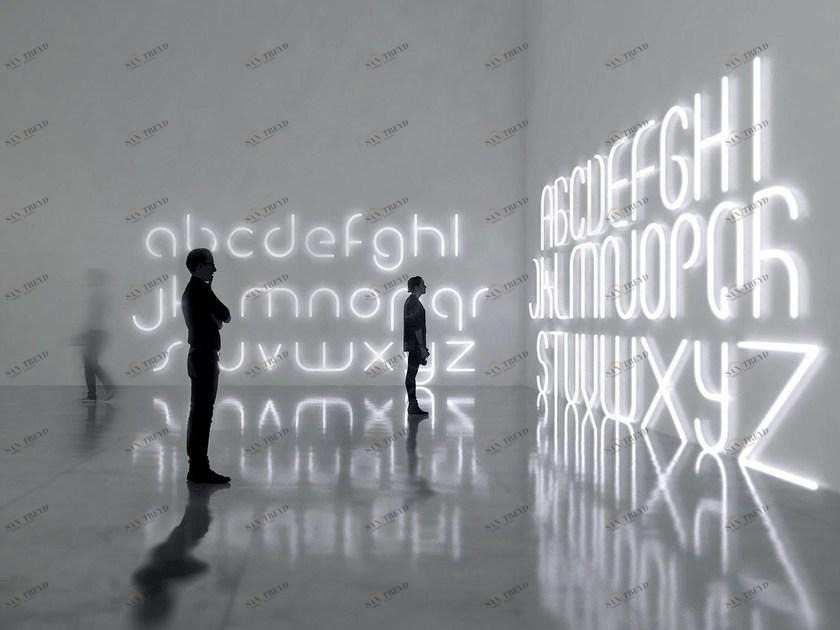Artemide Настенная светодиодная световая буква Alphabet of light sun-id-1474812
