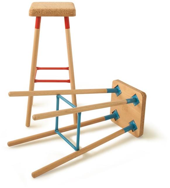 Askia Табурет из пробки с подставкой для ног Marco sun-id-1481458 - Вид №9