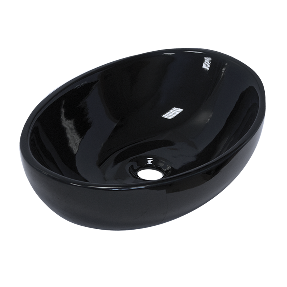 RNGSLWB02C Накладной умывальник Cut Black SANITA LUXE Ringo - Вид №5