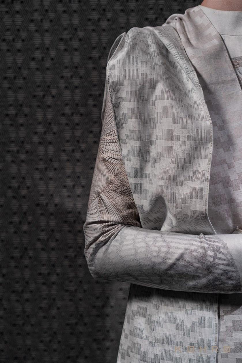 KOHRO Однотонная хлопковая ткань A gong on the river K0064739  - Вид №3