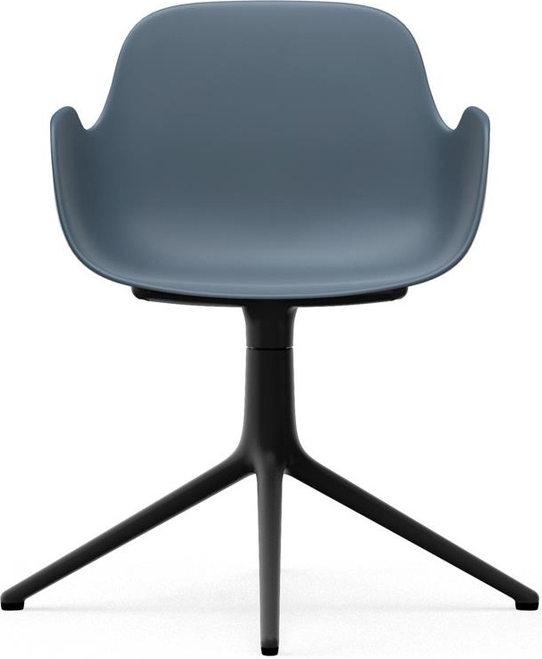 606113 Кресло Swivel 4L Black Alu Blue Normann Copenhagen Form - Вид №1