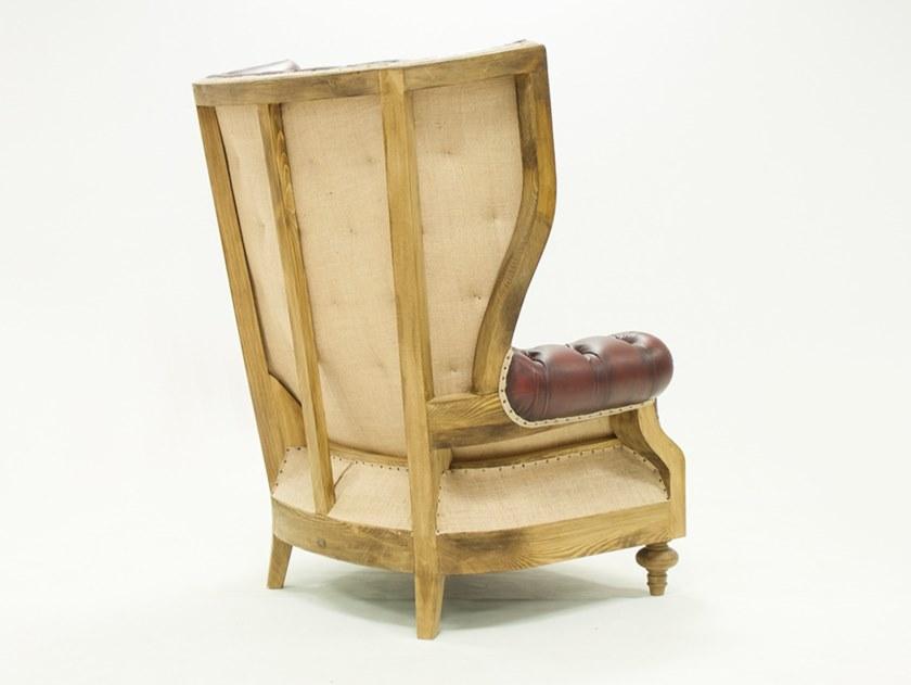 CREARTE COLLECTIONS Кресло с подголовником из кожи с подлокотниками  24  - Вид №2