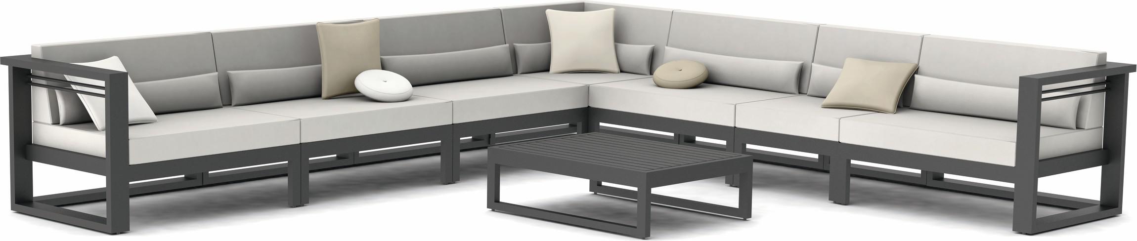 MNST201 Concept 2 лава черный текстиль Manutti Fuse