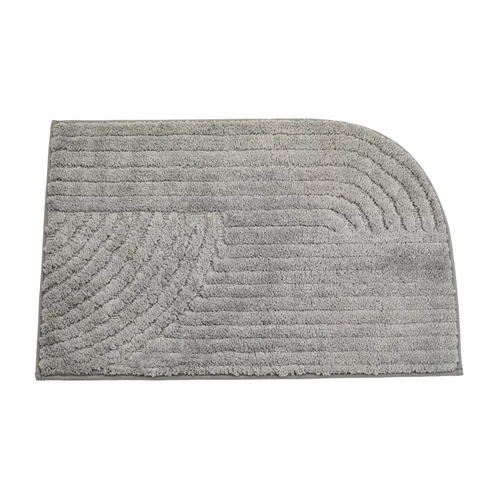 Коврик для ванной SWENSA Arka — уют и безопасность в сером исполнении 89379366 STLM-1425385