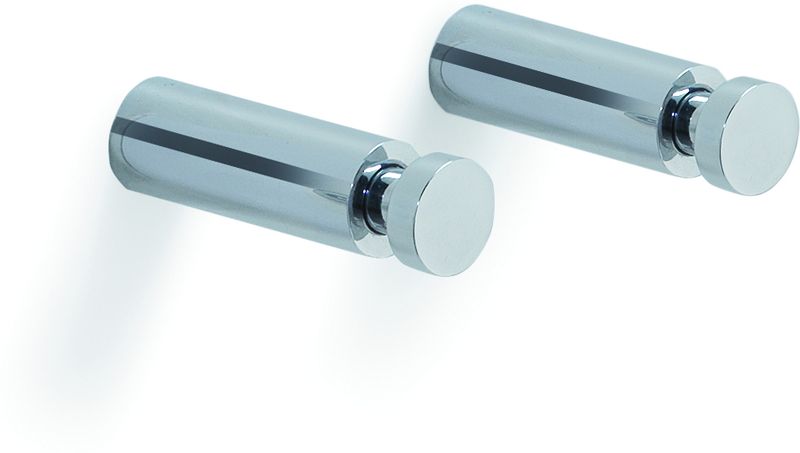 2229(13) Gedy, пара длинных крючков, цвет хром 