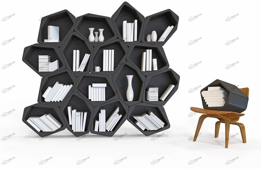 Movisi Модульный книжный шкаф sun-id-1432351