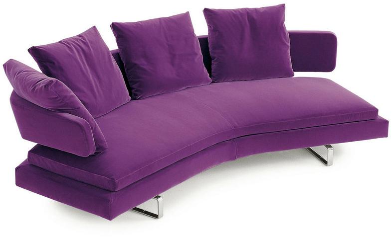 B&B Italia Изогнутый диван из ткани Arne sun-id-1395364 - Вид №1