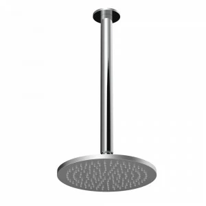 Graffio Круглая лейка душа Ø 200 мм с круглым потолочным держателем 300 мм. TA811