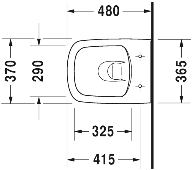 2571092000 Подвесной унитаз настенный Белый Duravit Durastyle Германия - Вид №3