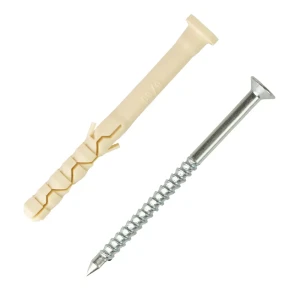 Дюбель-гвоздь Европартнер с цилиндрической манжетой 8×80 мм для бетона и кирпича 89383268