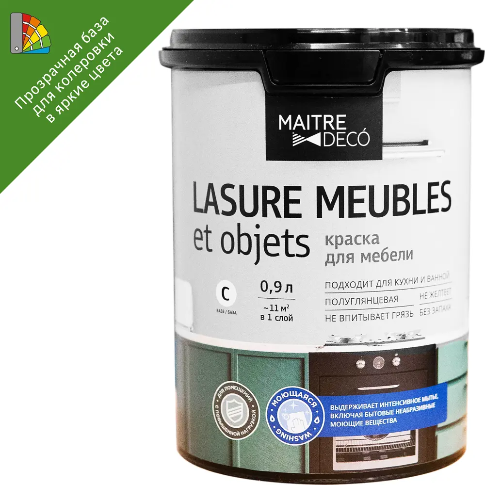MAITRE DECO Lasure - декоративная краска для мебели с эффектом лазури 86376024