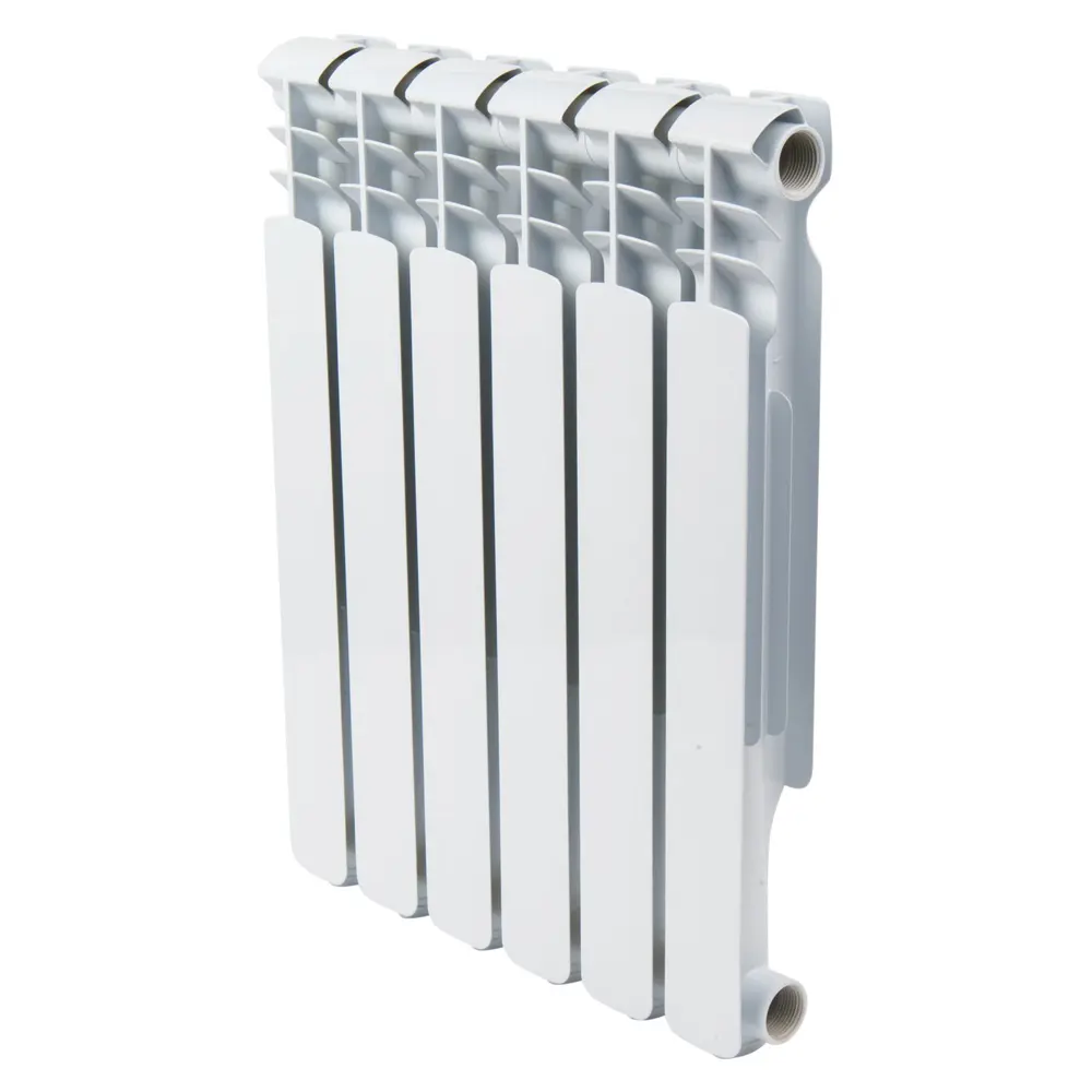 Радиатор Monlan 500/70, 6 секций, боковое подключение, алюминий STLM-2121747 - Вид №1