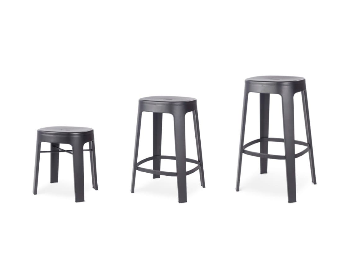 Высокий стальной барный стул RS Barcelona OMBRA ARCH-00024296 - Вид №4