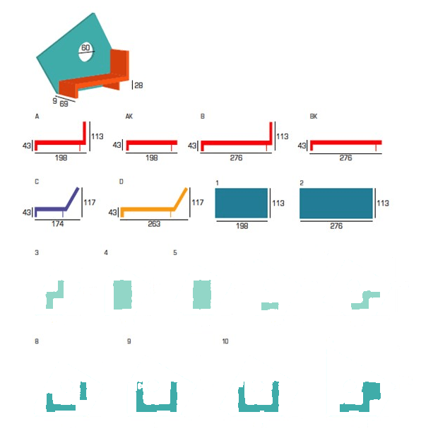 Adrenalina Модульный модульный диван в современном стиле из ткани с высокой спинкой Micromega sun-id-1400311 - Вид №7