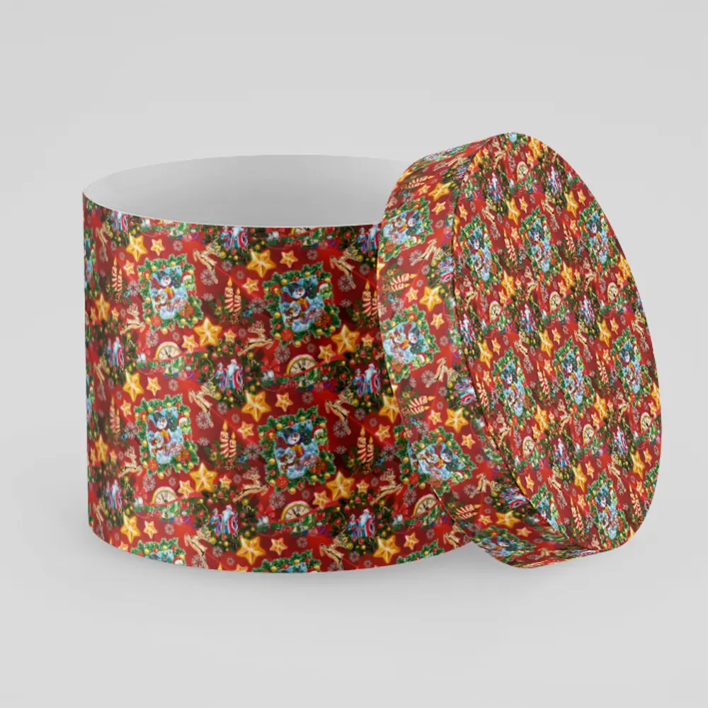 Коробка круглая «Mix» 19x10 см Симфония STLM-2000368 - Вид №2