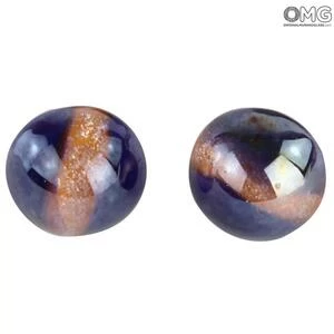 4457 ORIGINALMURANOGLASS Серьги Марс - Коллекция Antica Murrina - муранское стекло OMG 2 см