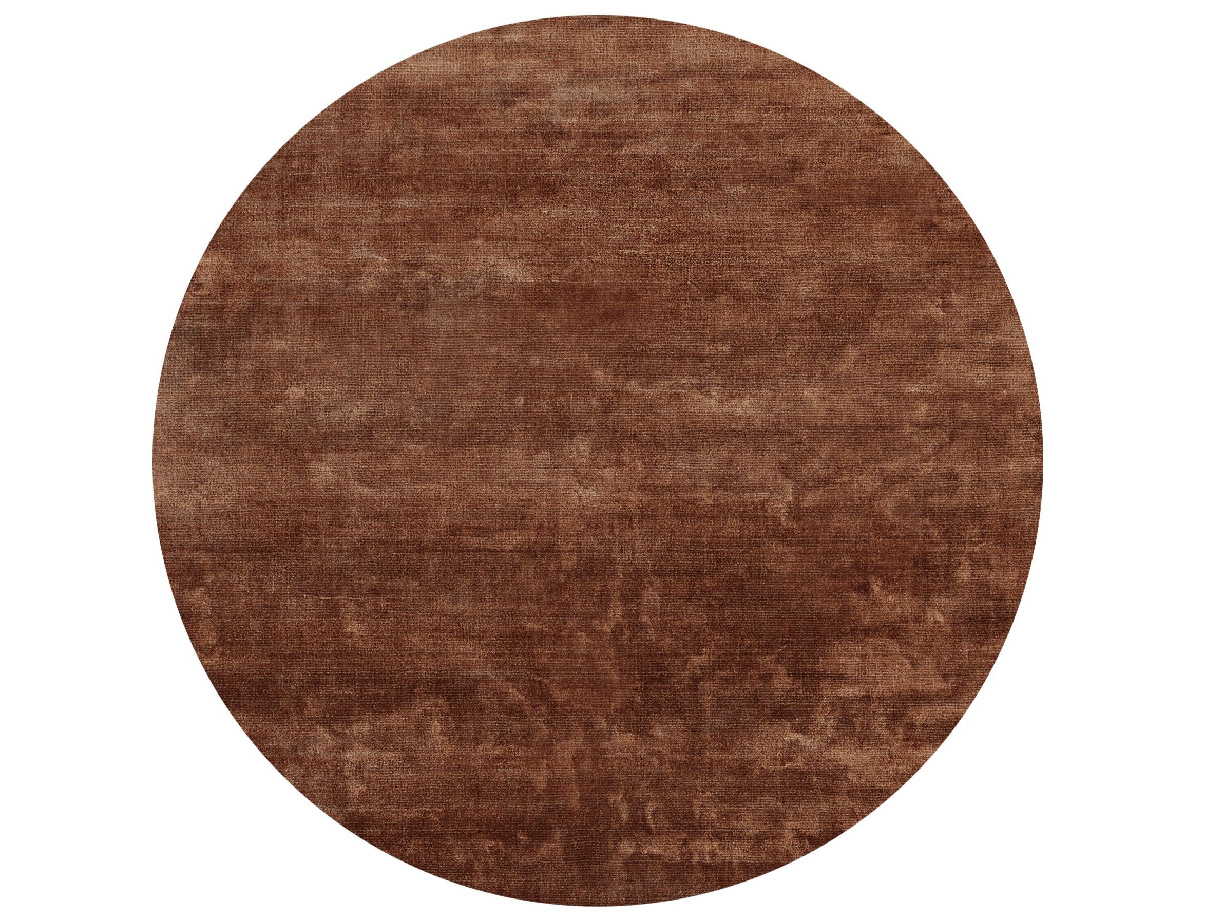 Круглый коврик ручной работы из Lyocell® BY IIND STUDIO BOYAR VIDA ARCH-00090895 - Вид №2