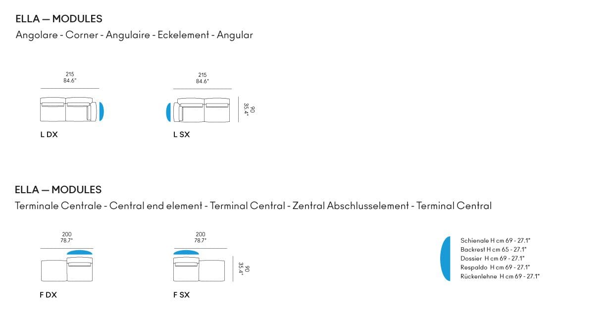Линейный диван Casamania & Horm ELLA ARCH-00070869 - Вид №20
