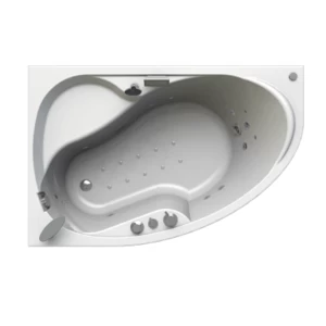 Гидромассаж "Специальный Chrome" на ванну Амелия (двигатель 1500 Вт, система "Turbo-pool", миниджет Релакс - 6 шт., джет Релакс - 10 шт.)