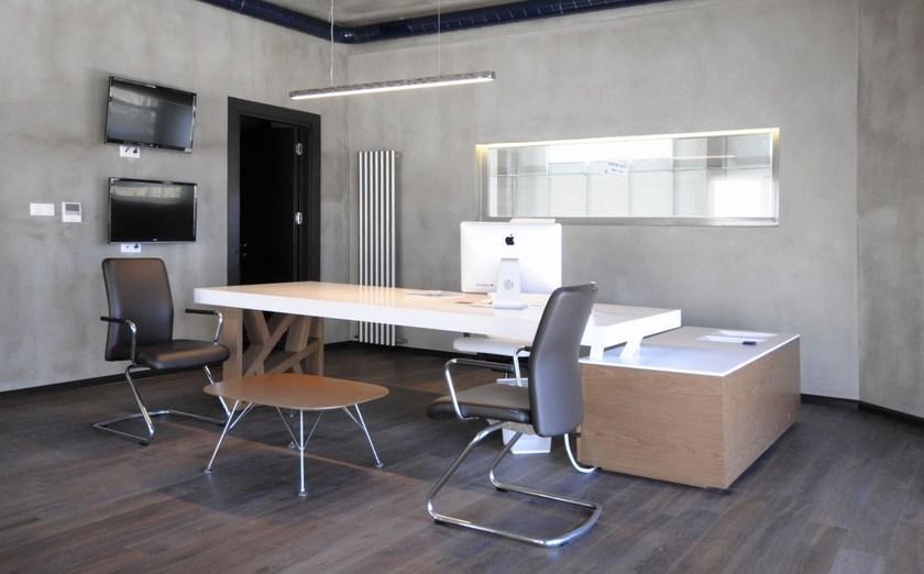 Tuna Ofis Рабочий стол со встроенной полкой Float sun-id-1464828 - Вид №2