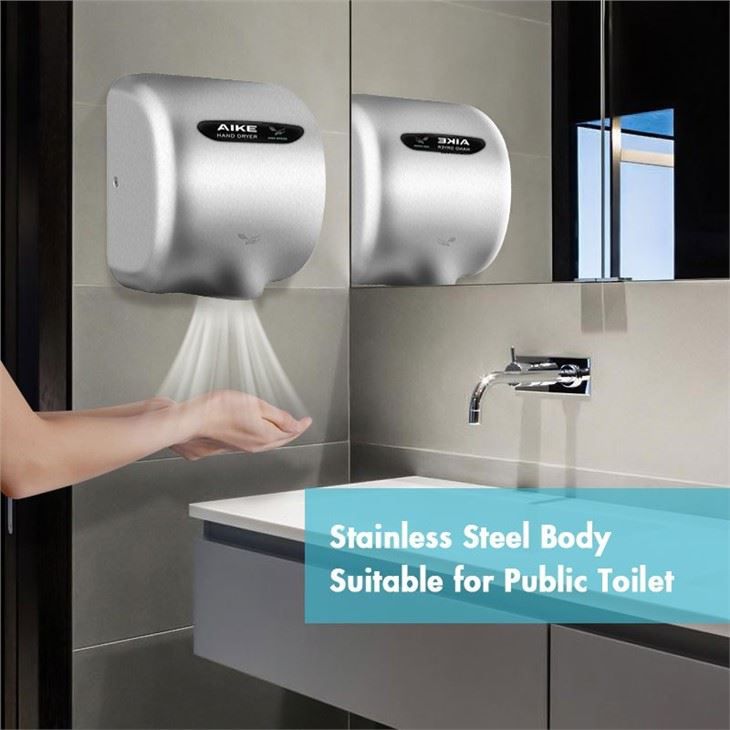 Коммерческие сушилки для рук AIKE AK2800B_330  - Вид №4